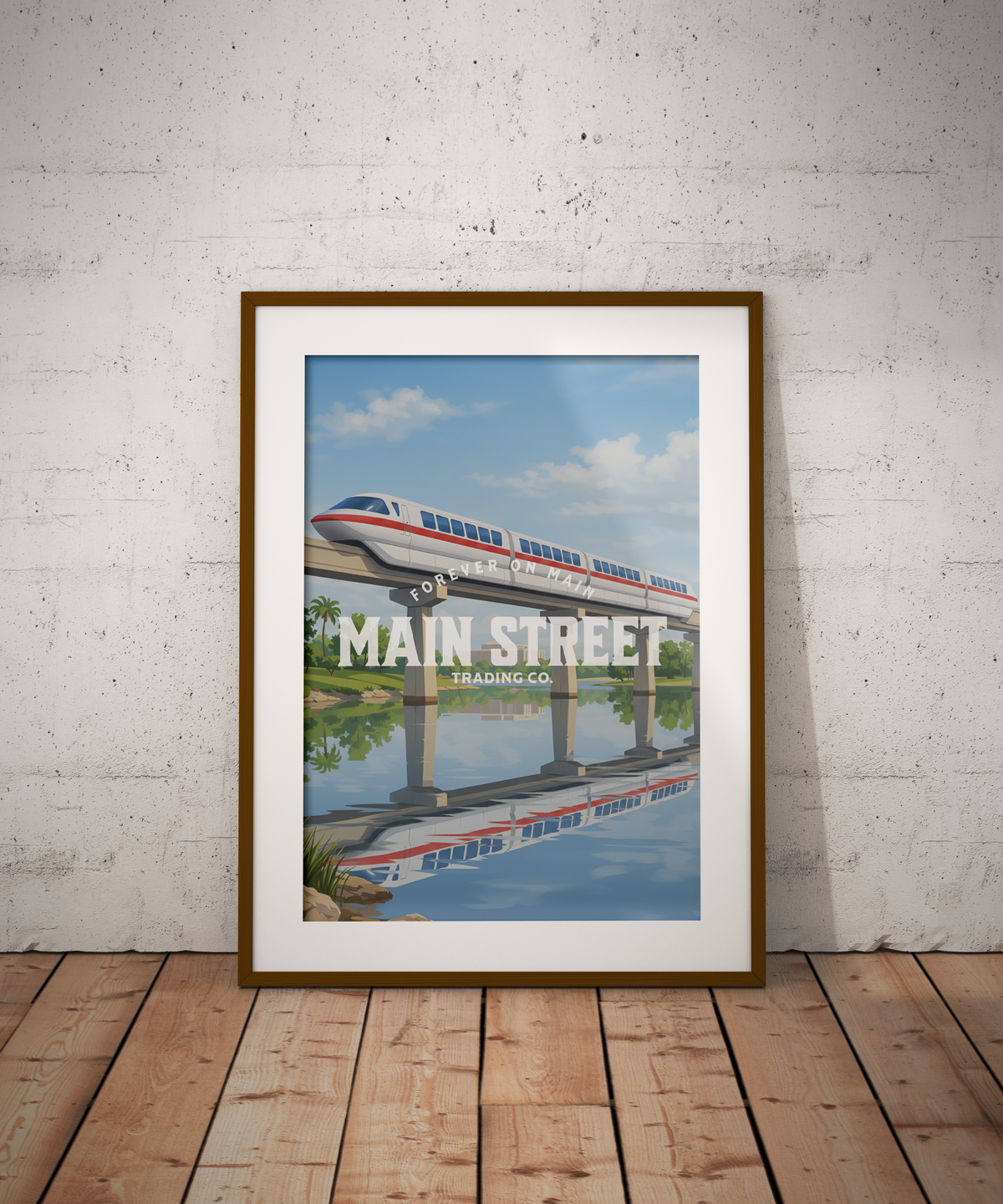 The Disney Monorail | With Logo