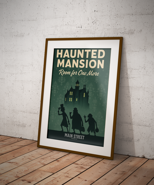 Walt Disney Haunted Mansion Print | Magic Kingdom Collection