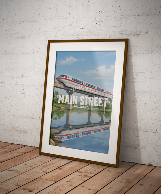 The Disney Monorail | With Logo