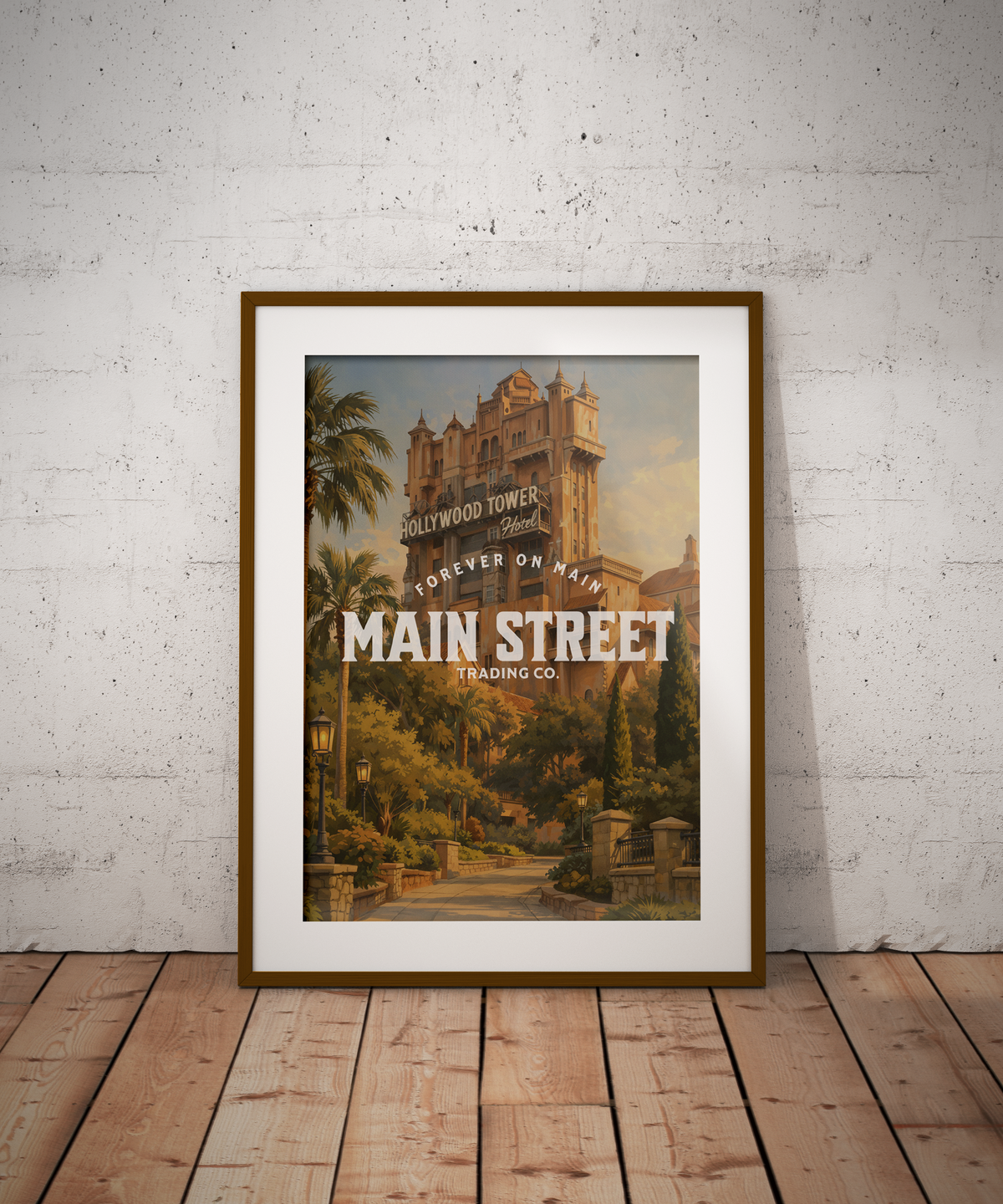 Tower of Terror Print Walt Disney World | With Logo