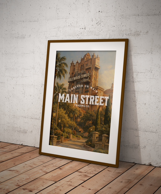Tower of Terror Print Walt Disney World | With Logo