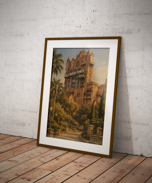 Tower of Terror Print Walt Disney World | Without Logo